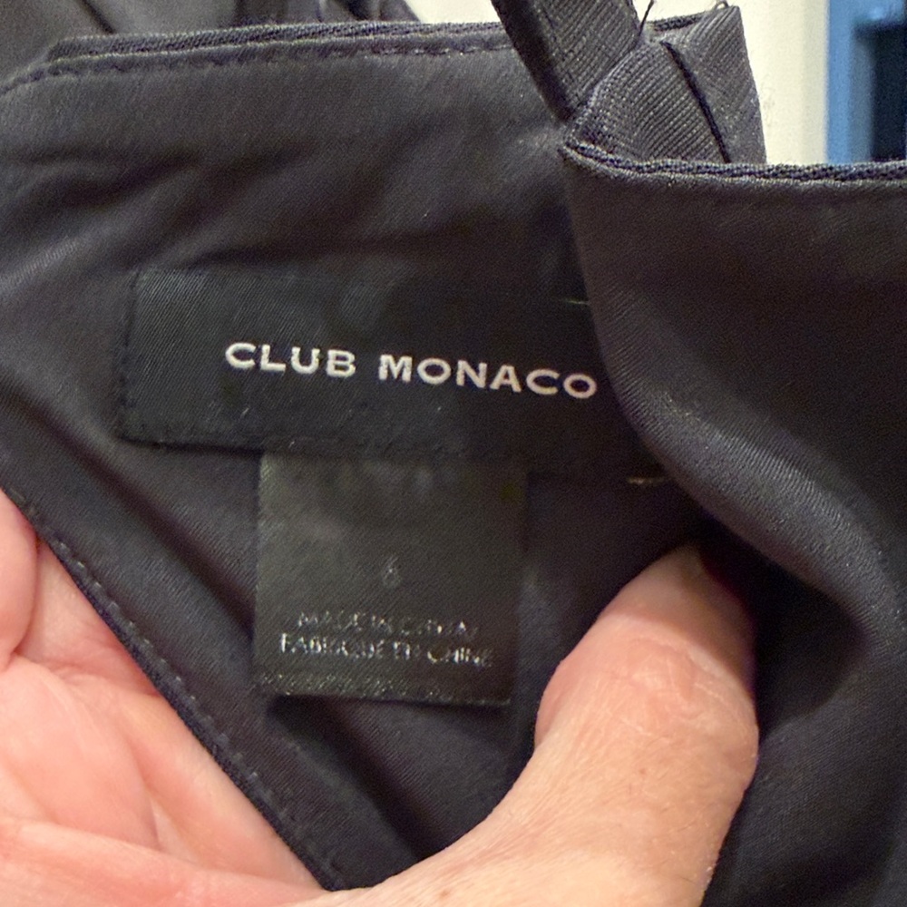 Club Monaco Black Spaghetti Strap Jumpsuit - Picture 5 of 5